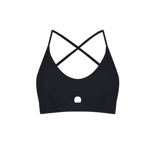 BLACK INK ARTEMIS SPORTS BRA IN ECONYL®