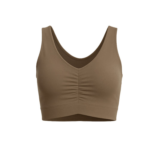 CAPPUCCINO TAUPE ELEKTRA CROP TOP