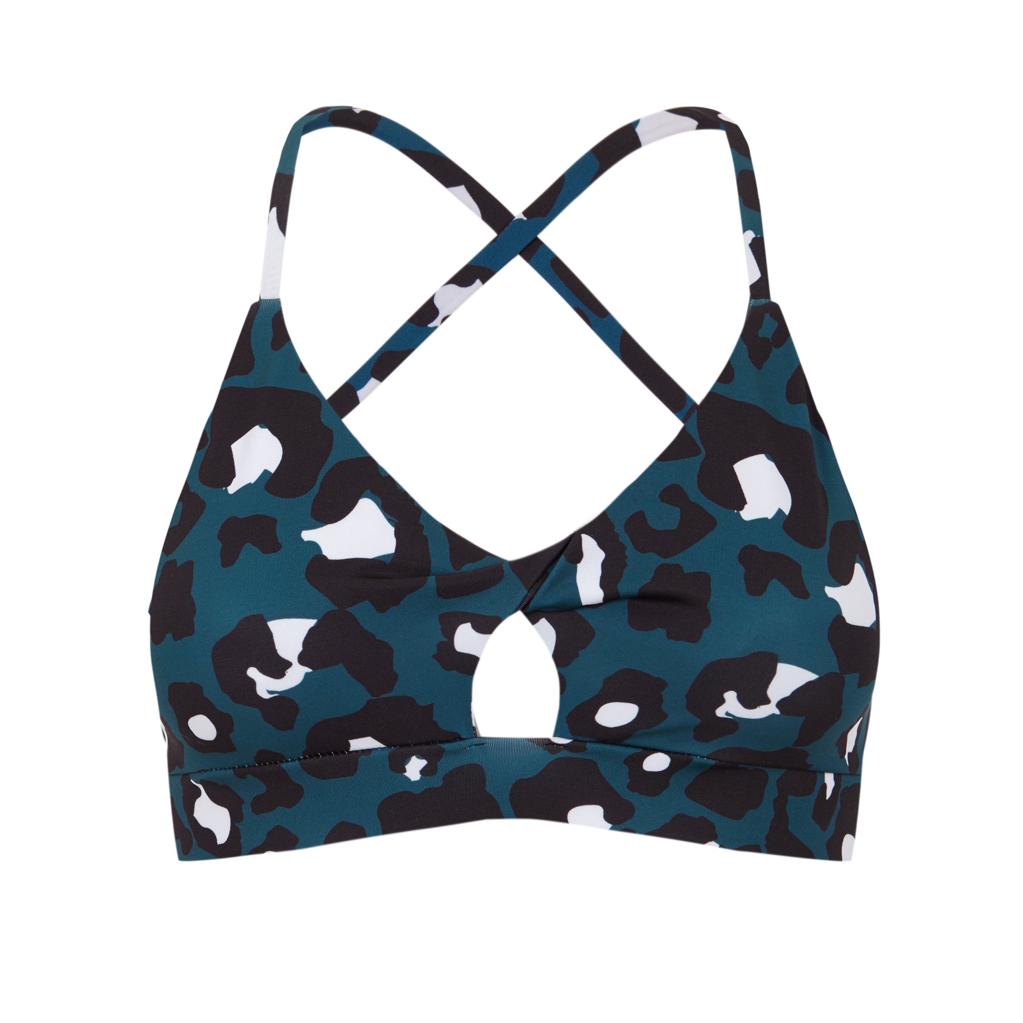RUBISNACKS Barcelona | Mercury Sporty Bra green leopard