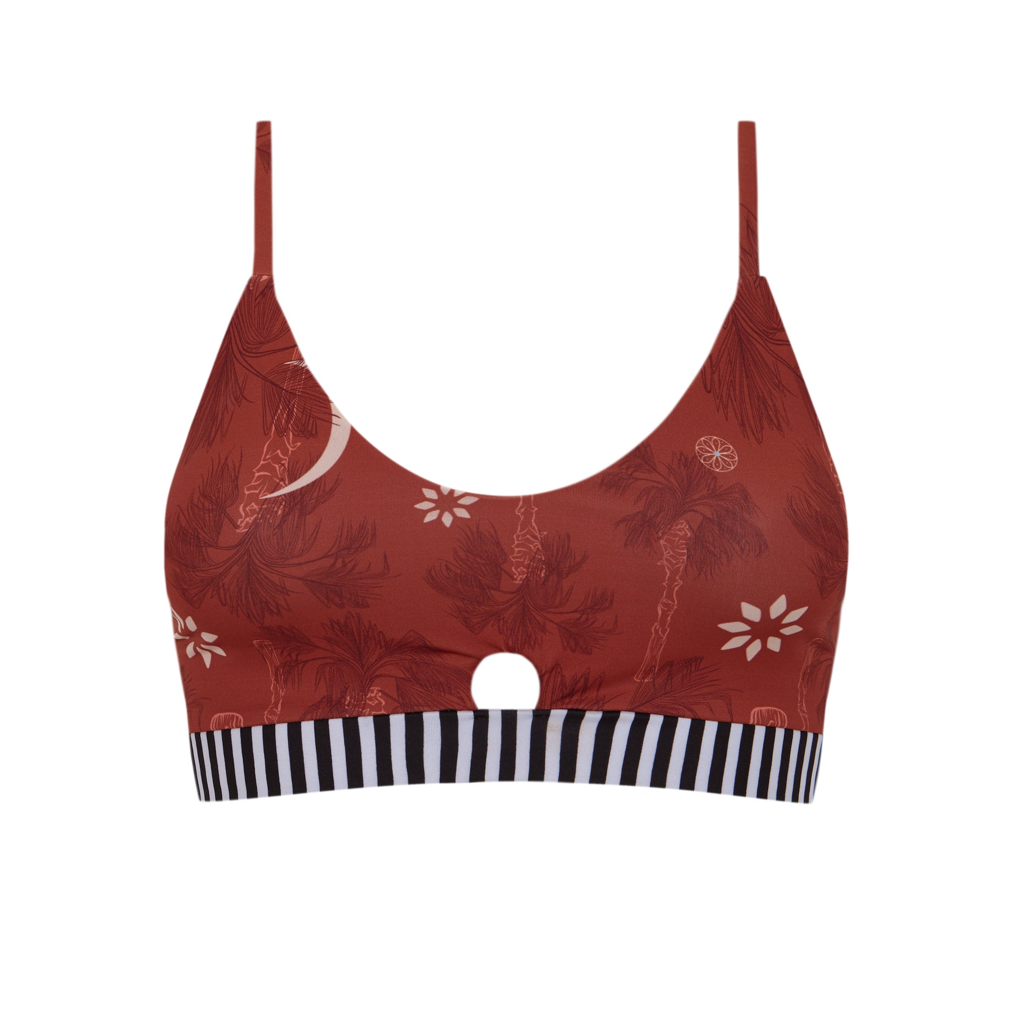 RUBISNACKS Barcelona | Mercury Sporty Bra green leopard main image 1