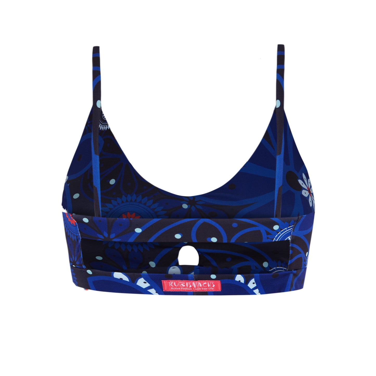 Blue Desert Flower Artemis Sports Bra