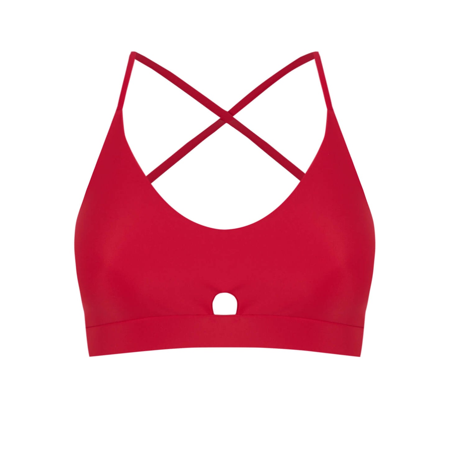 Coral Pink Artemis Sports Bra in ECONYL®