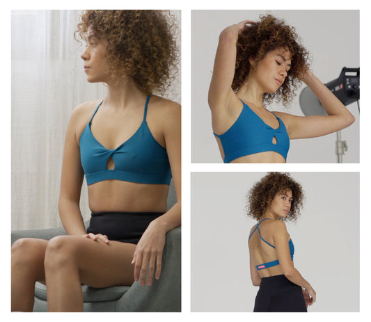 Introducing our Aquamarine Sporty Bra