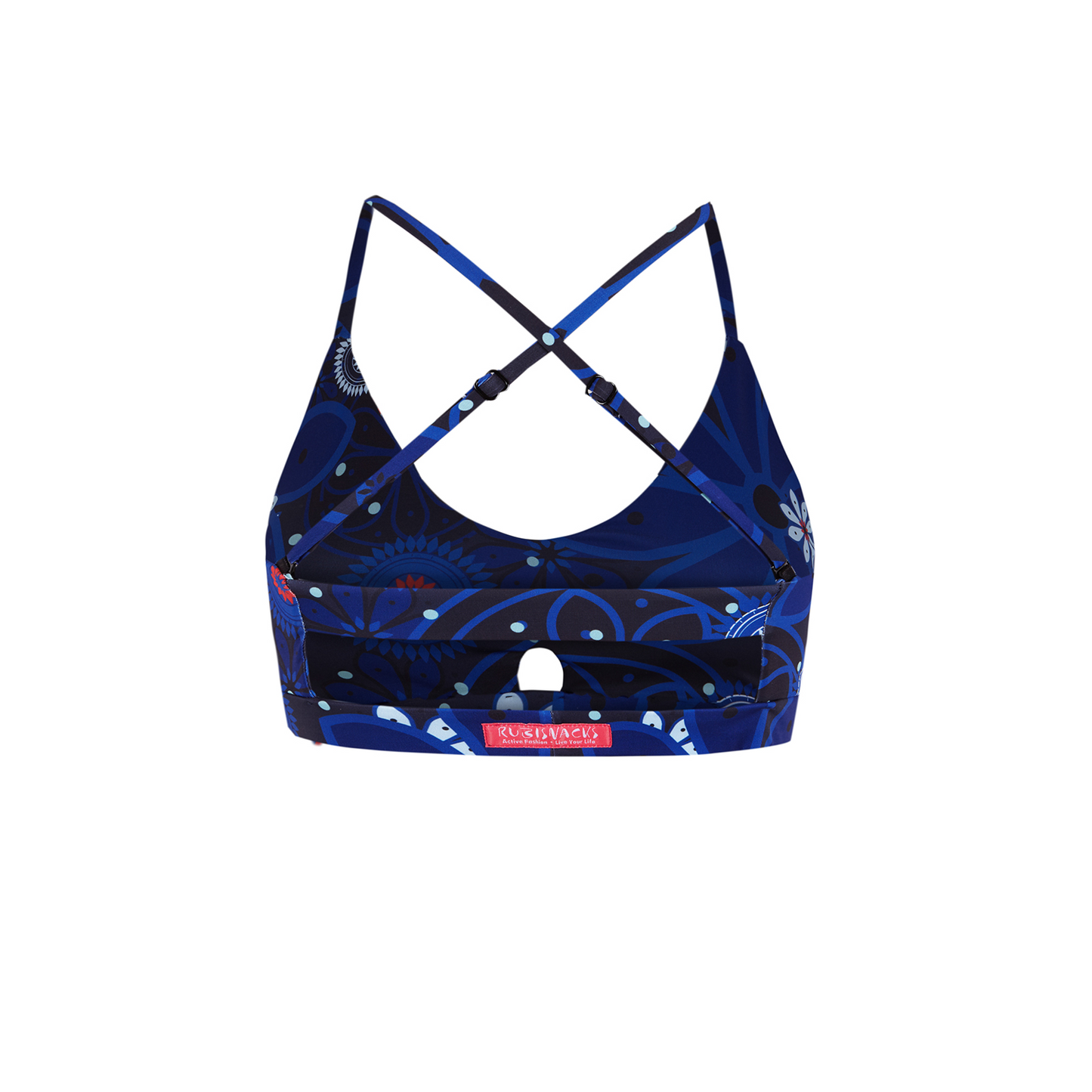 BLUE DESERT FLOWER ARTEMIS SPORTS BRA