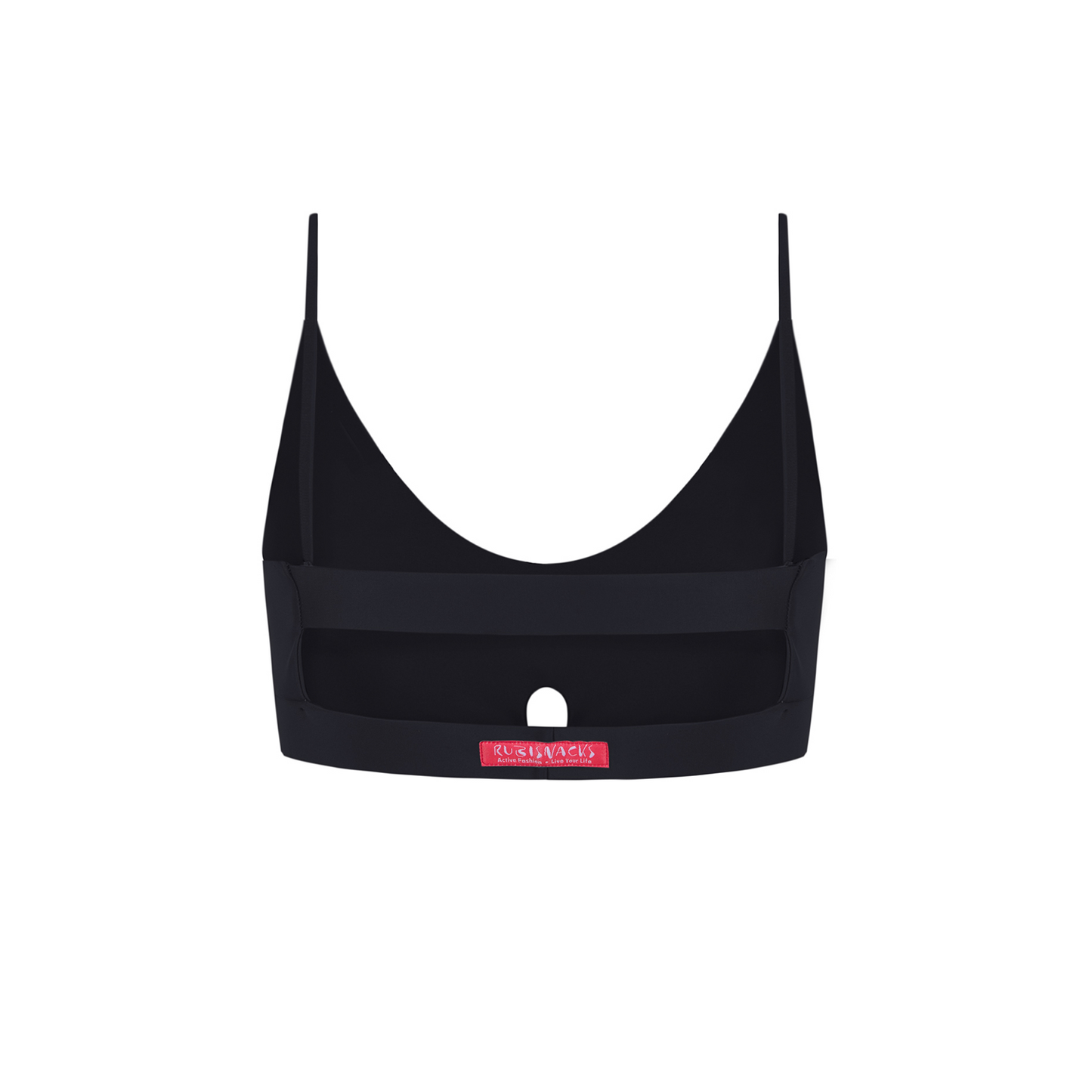 BLACK INK ARTEMIS SPORTS BRA IN ECONYL®