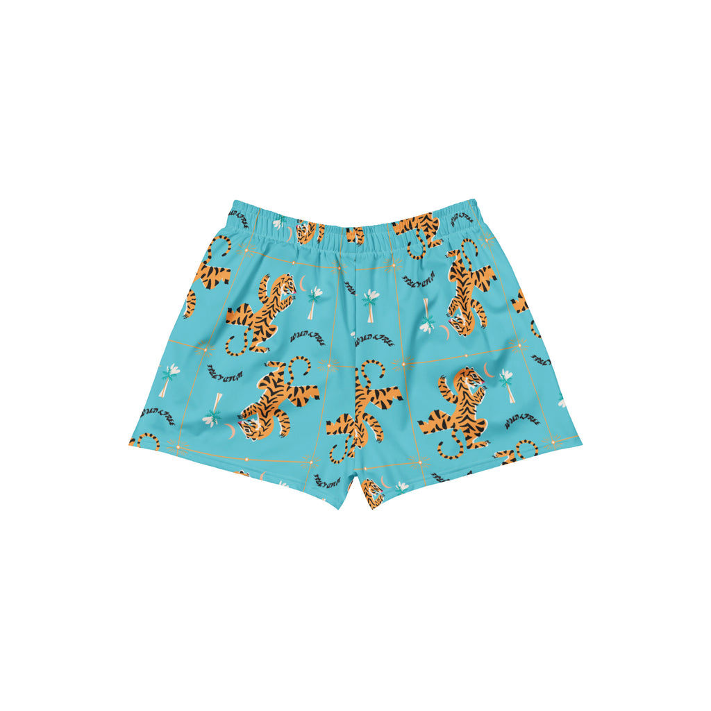 Blue Tiger Roam Unisex Shorts