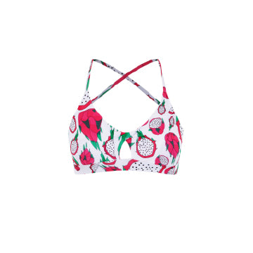 Top tipo sujetador deportivo Dragon Fruit Mercury