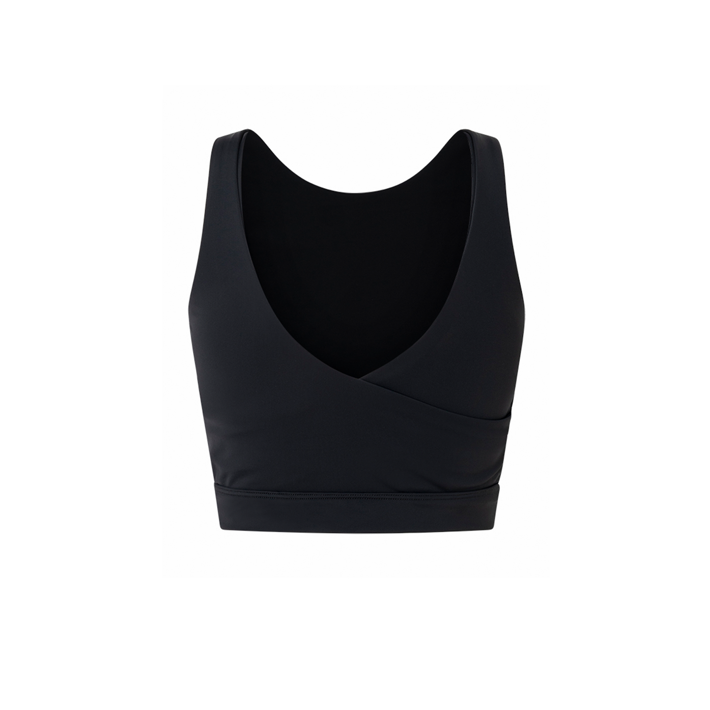 BLACK INK MINERVA REVERSIBLE CROP TOP IN ECONYL®