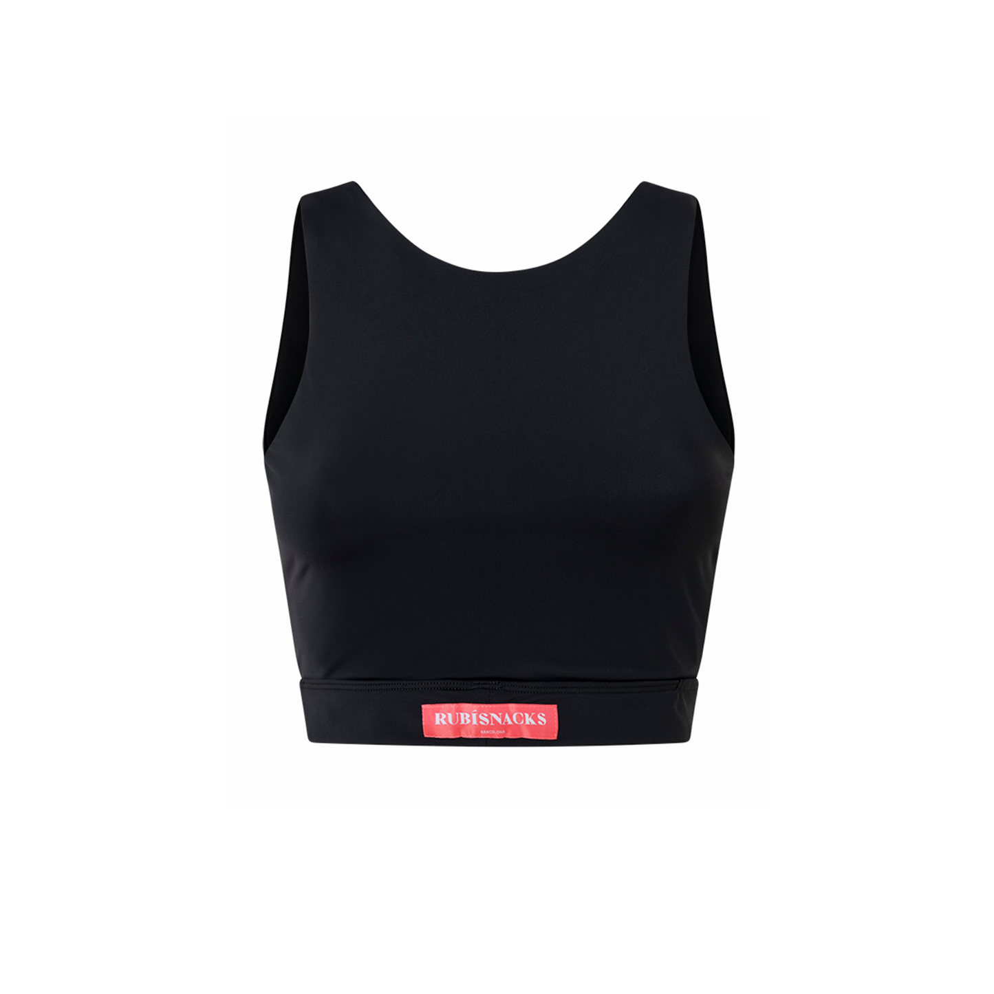 BLACK INK MINERVA REVERSIBLE CROP TOP IN ECONYL®