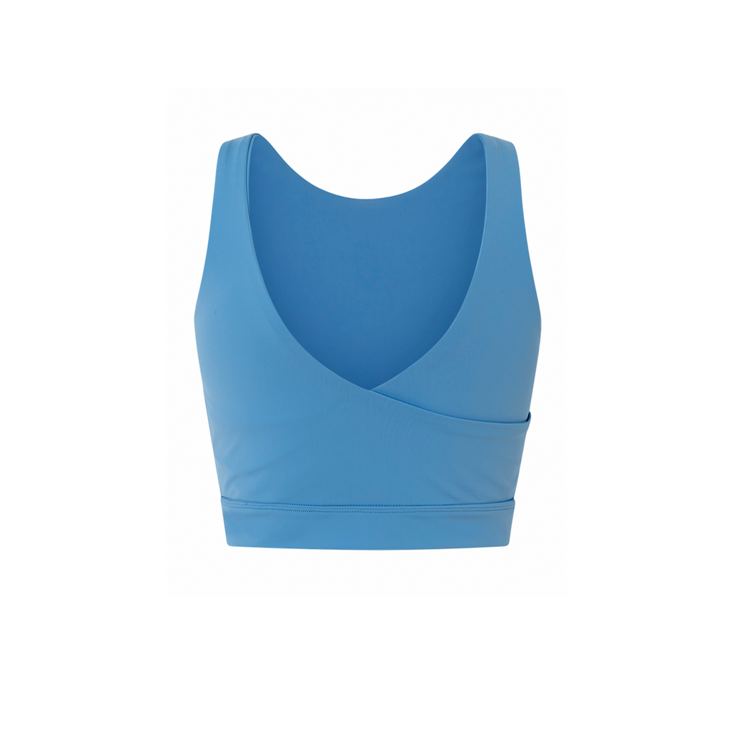 TOP CURT ESPORTIU MINERVA BLAU SAFIR D'ECONYL®