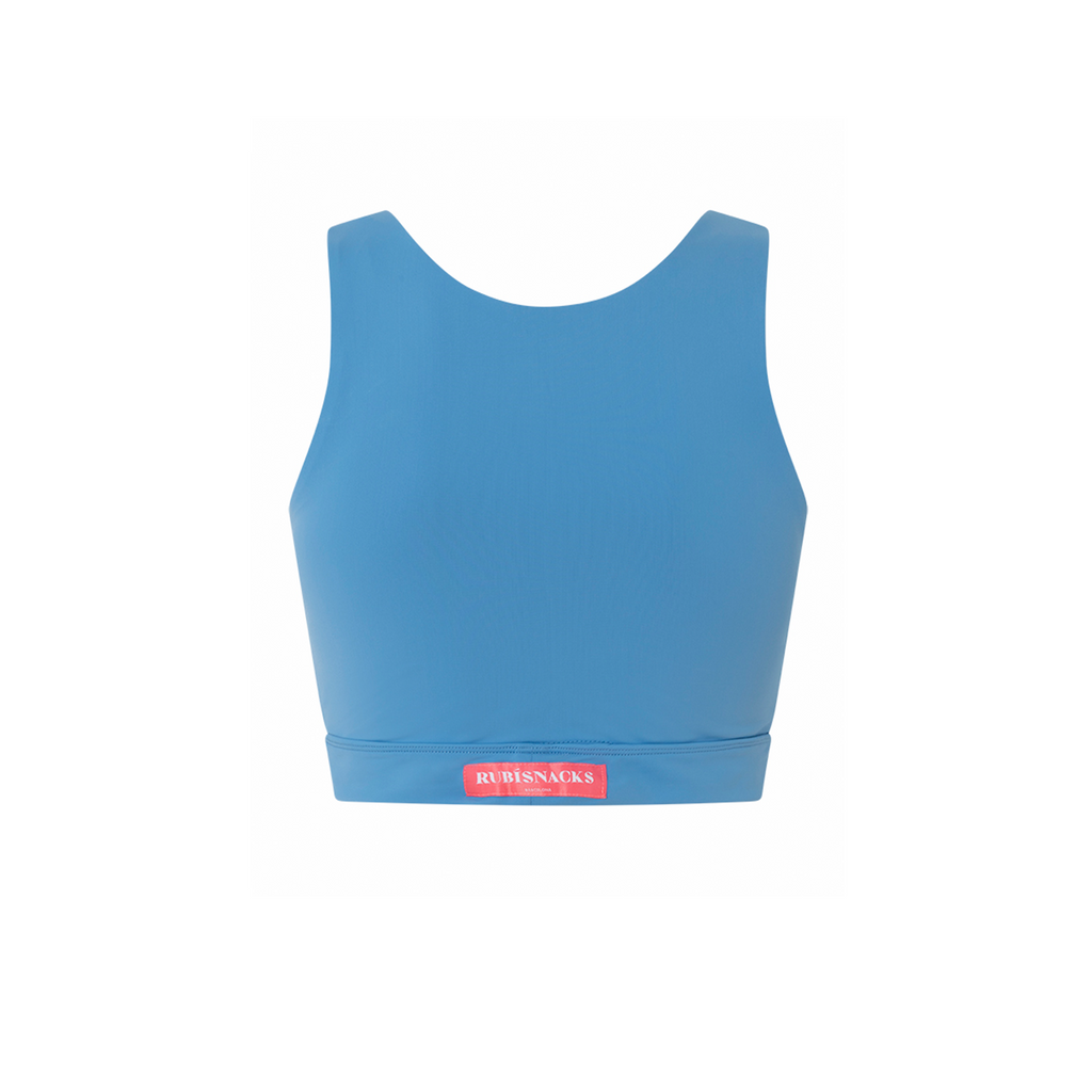 TOP CURT ESPORTIU MINERVA BLAU SAFIR D'ECONYL®
