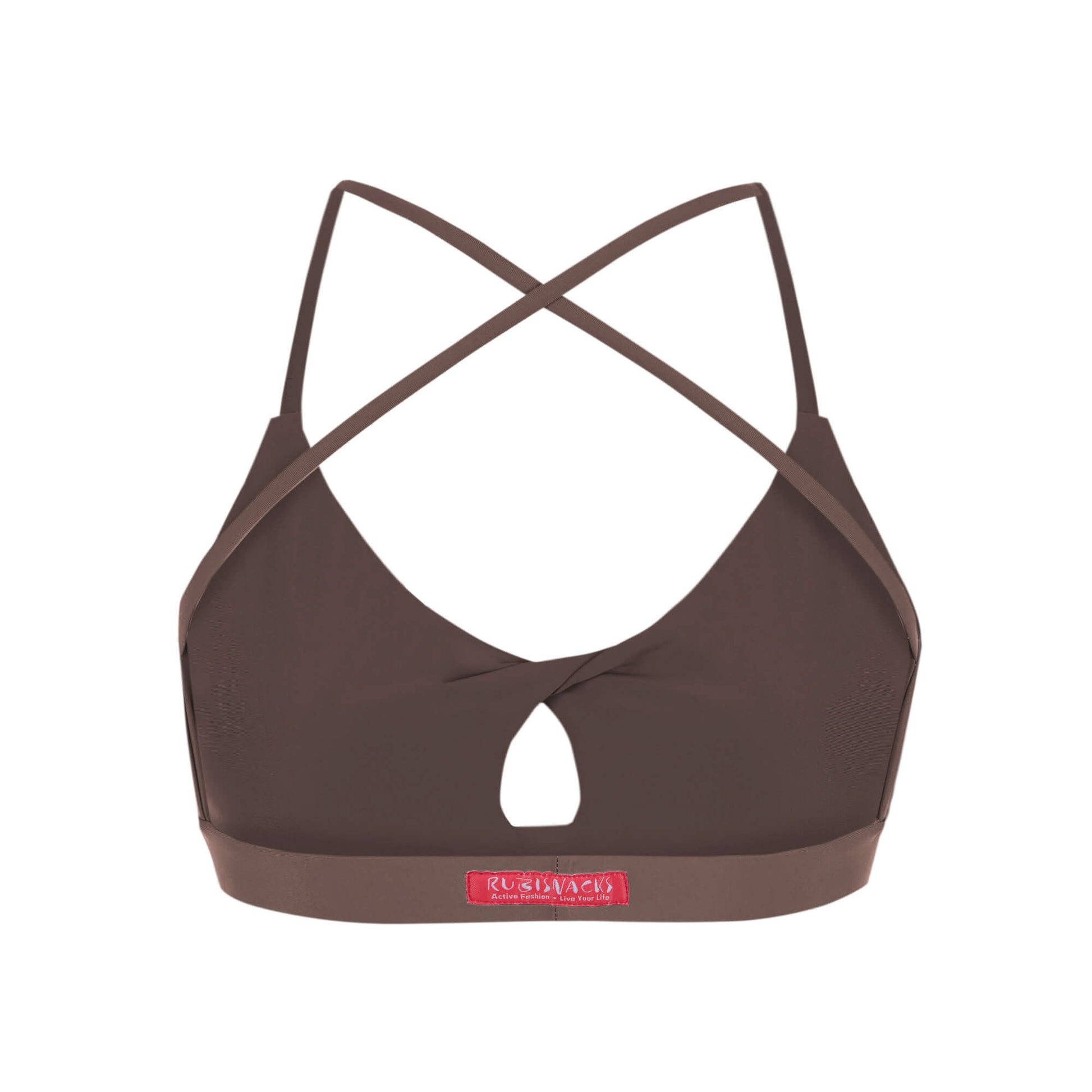 Beige Mercury Sporty Bra Top in ECONYL® – Rubisnacks Barcelona